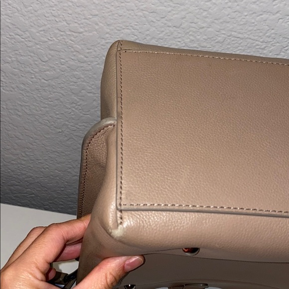 Rebecca Minkoff Megan Shoulder Bag Beige - Picture 11 of 16
